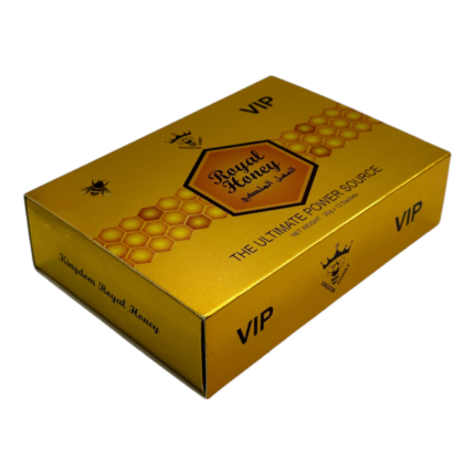 Kingdom Royal Honey VIP, The Ultimate Power Source, 20g x 12 Sachets, Natural Energy Supplement for Men